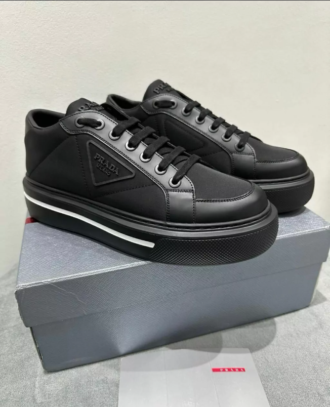 Tênis Prada Graphite Luxury Black