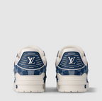 Tênis Casual LV Blue White Suede