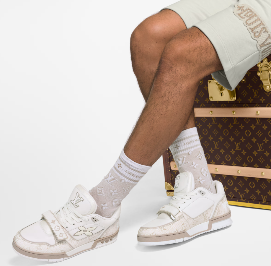 Louis Vuitton Trainer Velcro Rose