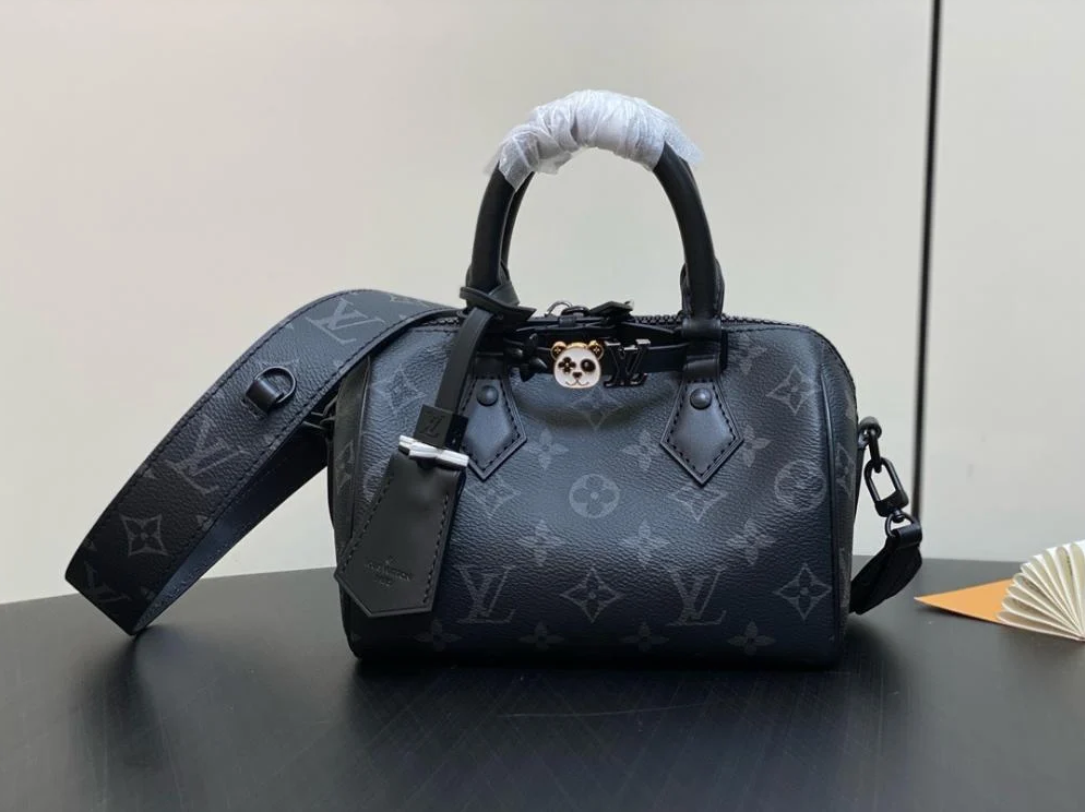 Bolsa Lv Speedy Bandouère 18 Black (PRONTA ENTREGA)