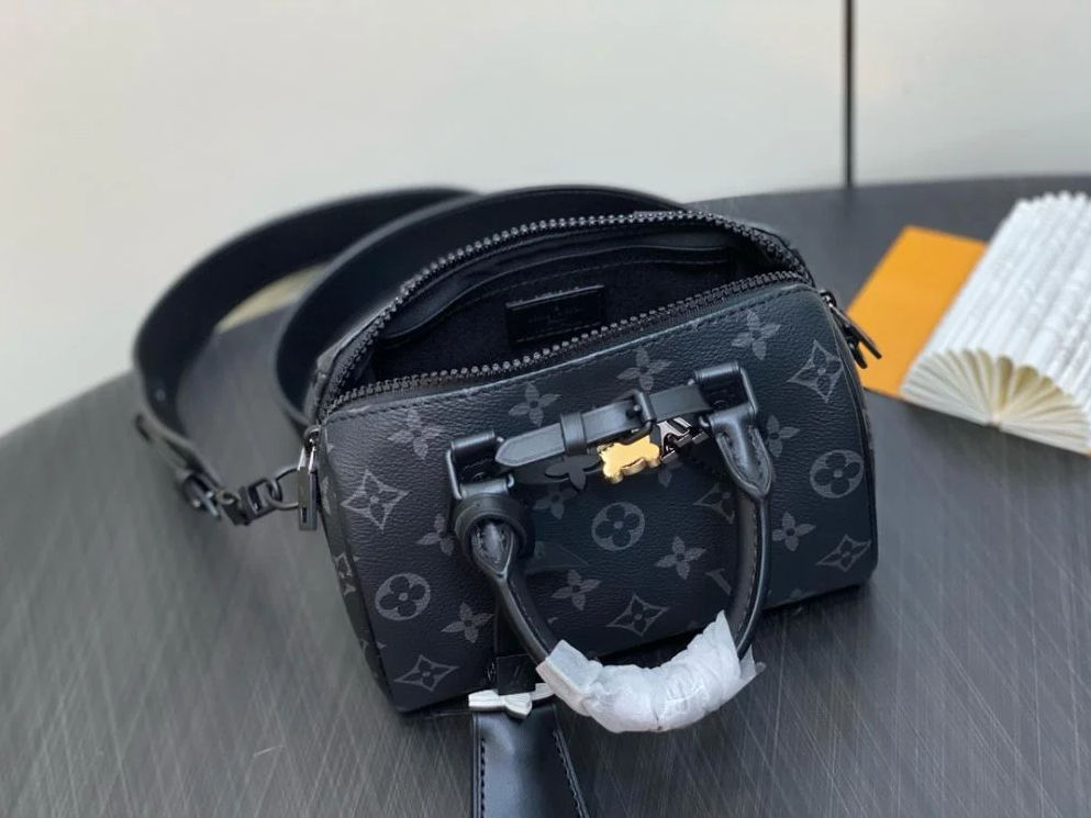 Bolsa Lv Speedy Bandouère 18 Black (PRONTA ENTREGA)