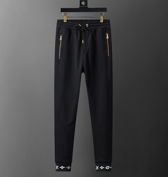 Calça Louis Vuitton Logo Gold