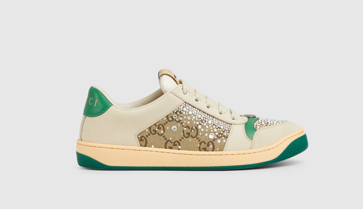 Gucci Screener Classic Crystals (Pronta Entrega) Tam 35