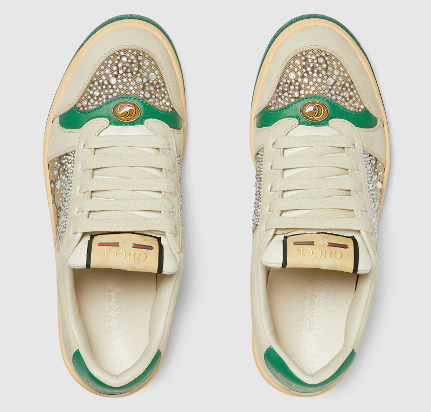 Gucci Screener Classic Crystals (Pronta Entrega) Tam 35