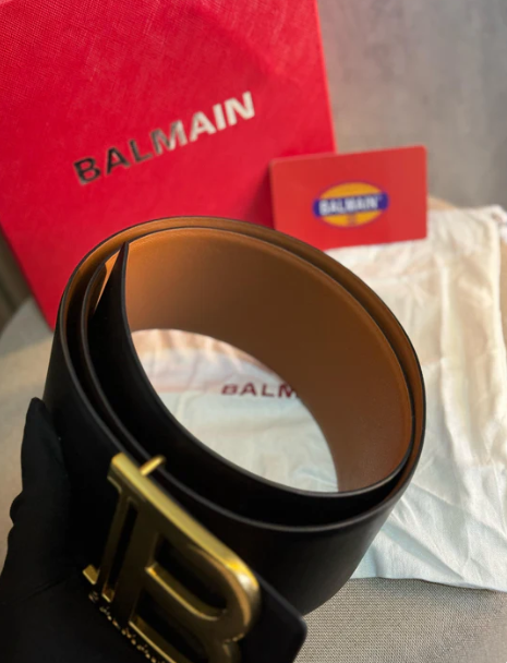 Cinto Balmain B Reversible Belt