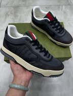 Gucci Re-Web All Black Grey (Pronta Entrega) Tamanho 42