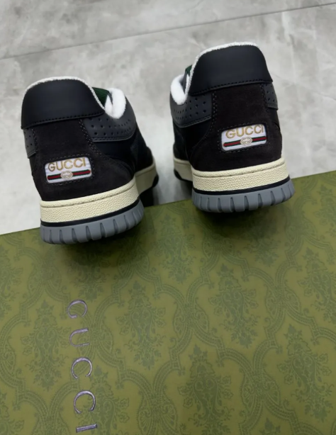 Gucci Re-Web All Black Grey (Pronta Entrega) Tamanho 42