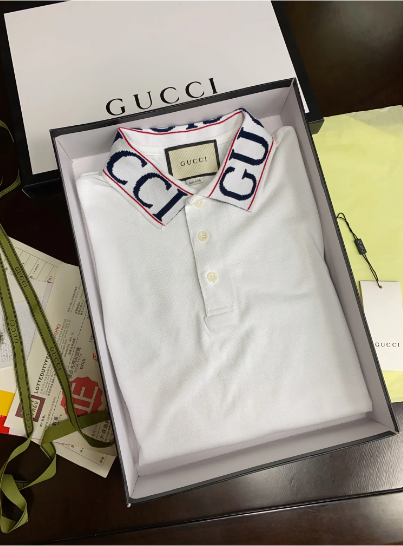 Polo Gucci Gola Logo White