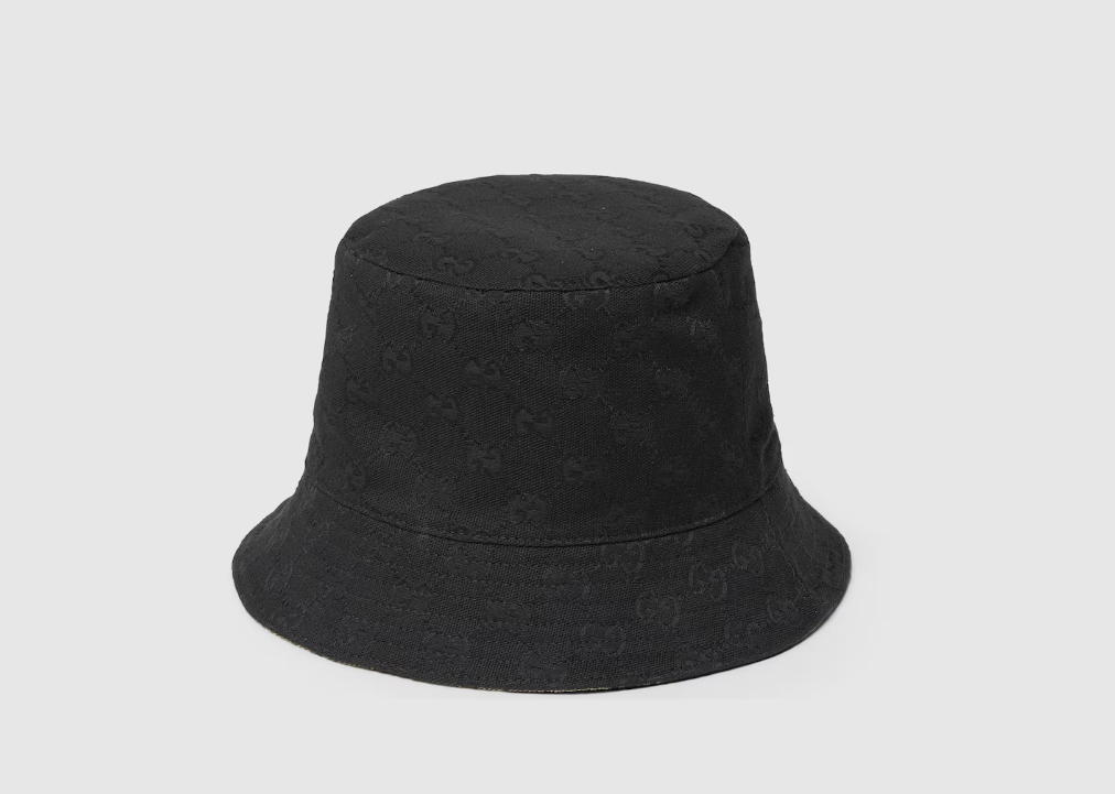 Bucket Reversible GG canvas bucket hat