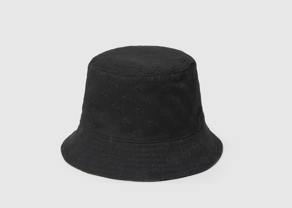 Bucket Reversible GG canvas bucket hat