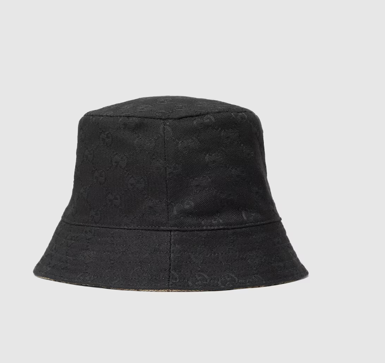 Bucket Reversible GG canvas bucket hat