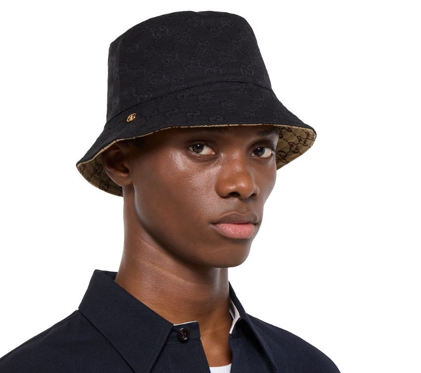 Bucket Reversible GG canvas bucket hat