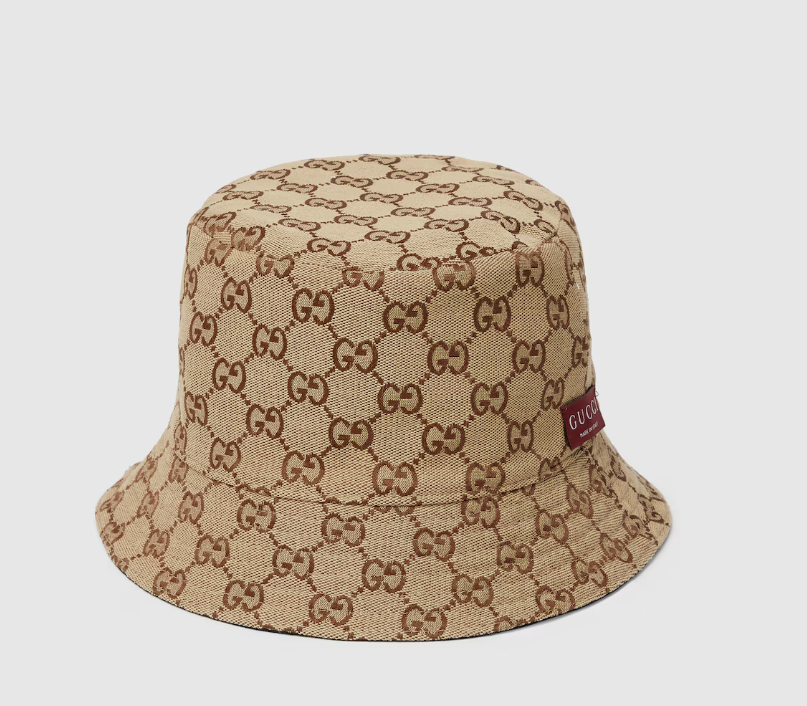 Bucket Reversible GG canvas bucket hat