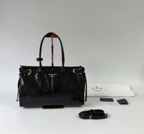 Bolsa Prada Women Bonnie Medium Leather (Pronta Entrega)