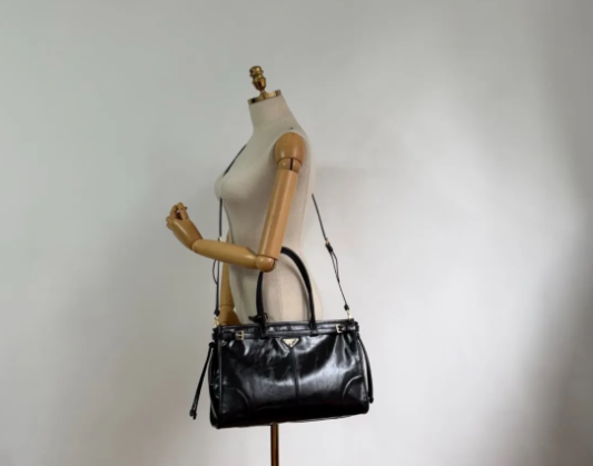 Bolsa Prada Women Bonnie Medium Leather (Pronta Entrega)