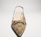 Gucci Scarpin Horsebit Slingback Pumps