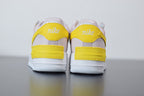 Nike Air Force 1 Shadow White Barely Rose Speed Yellow