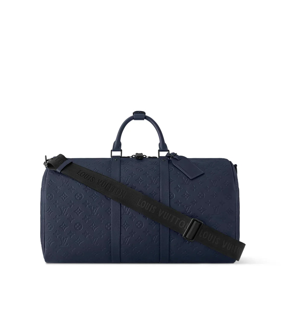 Louis Vuitton Keepall Bandoulière 50 Blue Marine