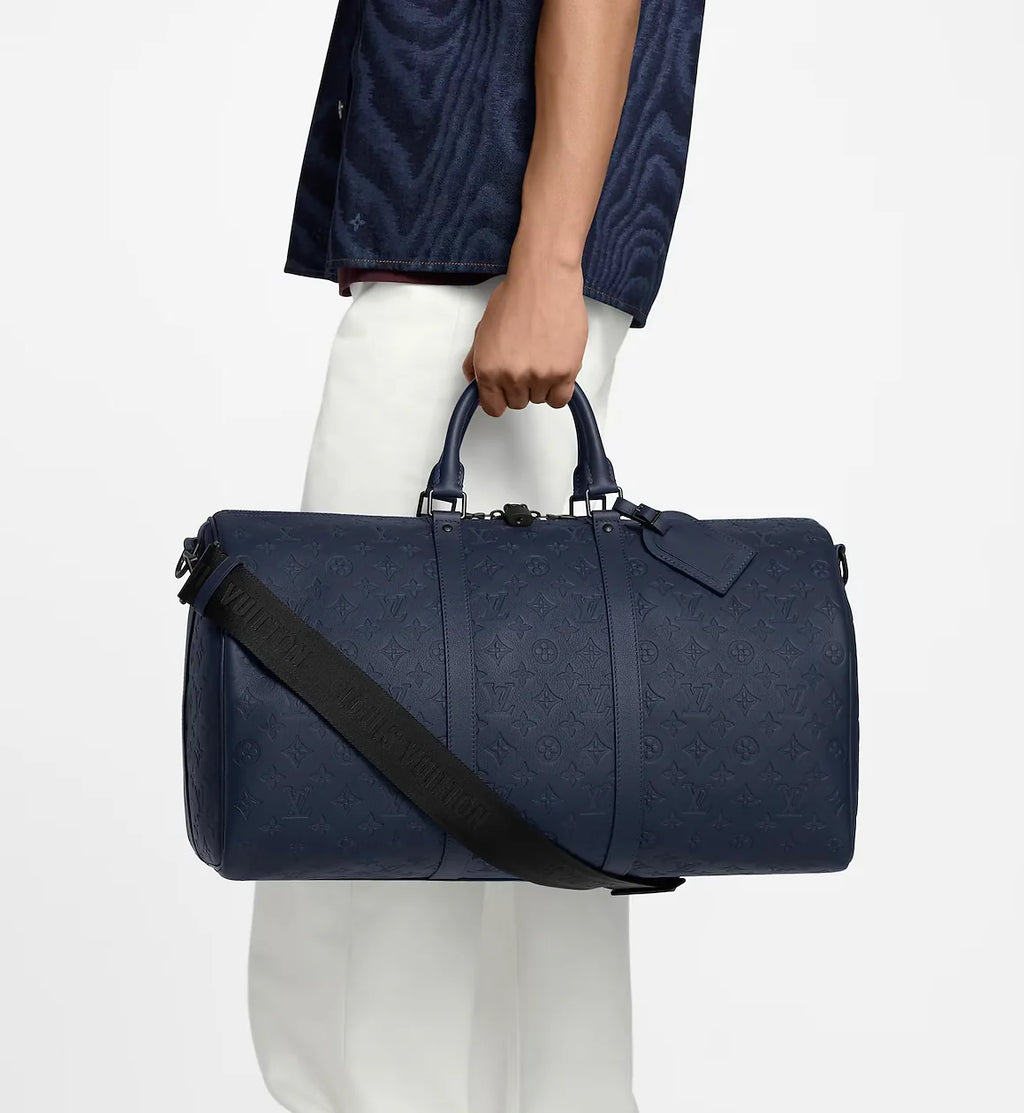 Louis Vuitton Keepall Bandoulière 50 Blue Marine