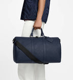 Louis Vuitton Keepall Bandoulière 50 Blue Marine