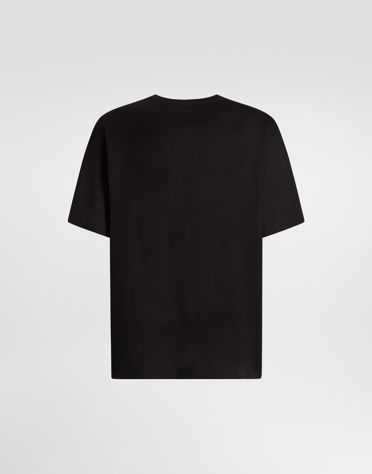 Camiseta DolceGabbana Cotton T-shirt Black Gold Logo