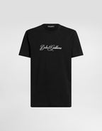 Camiseta DolceGabbana Cotton T-Shirt Classic Signature Black
