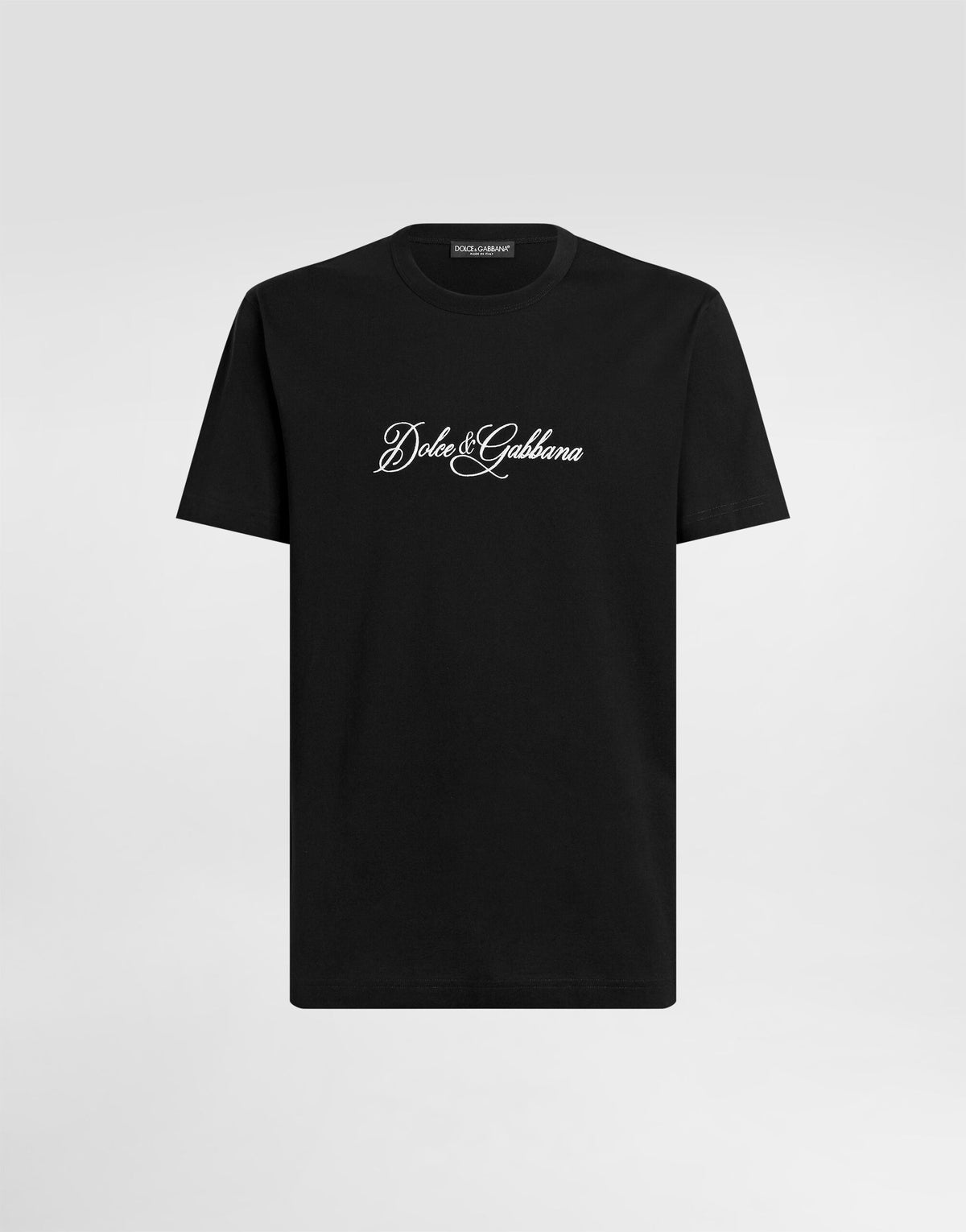 Camiseta DolceGabbana Cotton T-Shirt Classic Signature Black