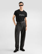Camiseta DolceGabbana Cotton T-Shirt Classic Signature Black