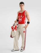 Camiseta DolceGabbana Tank top with patch Red