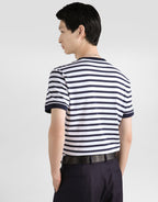 Camiseta DolceGabbana Serafino striped cotton t-shirt White