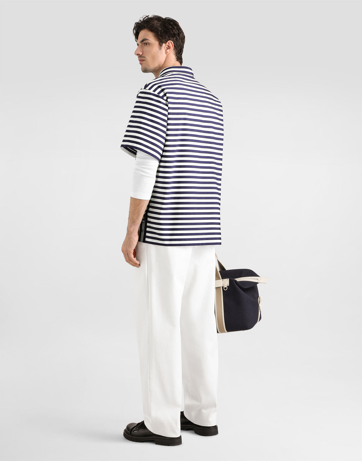 Camiseta DolceGabbana Striped cotton polo shirt