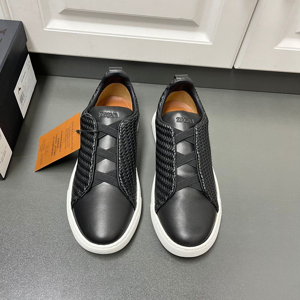 ZEGNA PelleTessuta Leather (Pronta Entrega) Tamanho 40 e 41