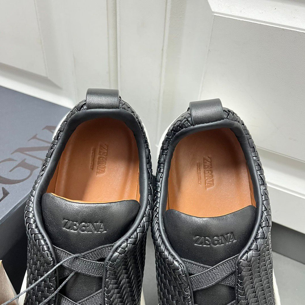 ZEGNA PelleTessuta Leather (Pronta Entrega) Tamanho 40 e 41