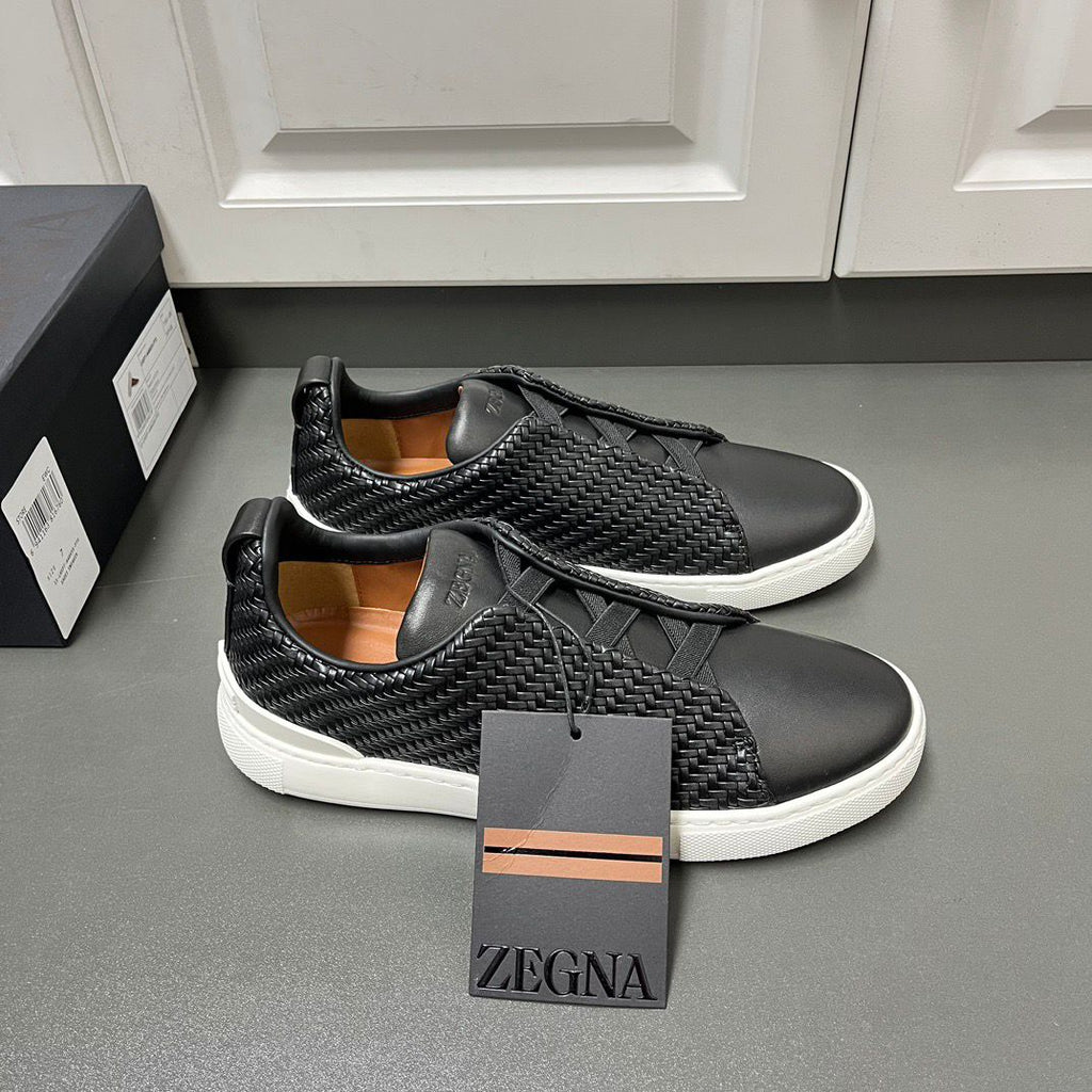 ZEGNA PelleTessuta Leather (Pronta Entrega) Tamanho 40 e 41