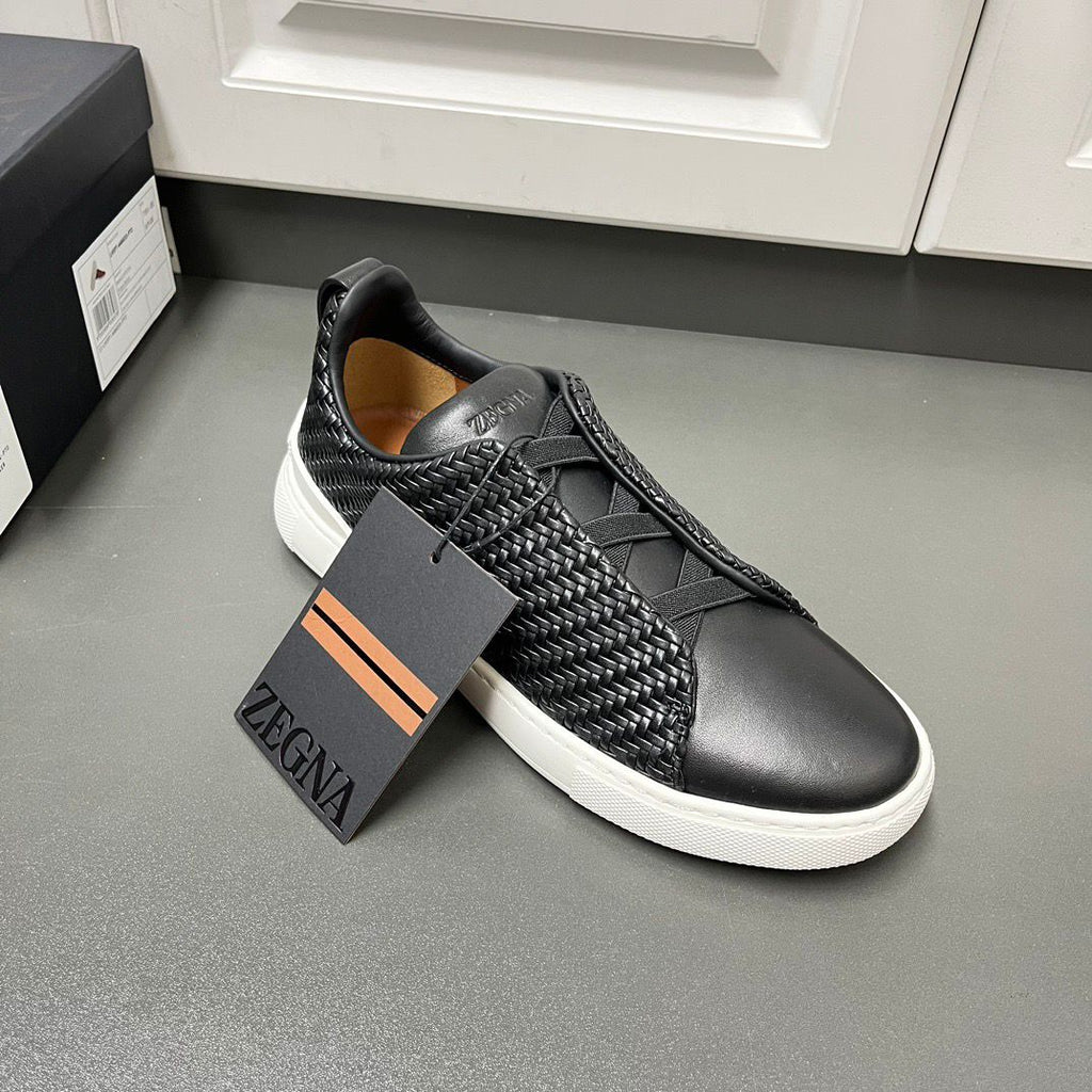ZEGNA PelleTessuta Leather (Pronta Entrega) Tamanho 40 e 41