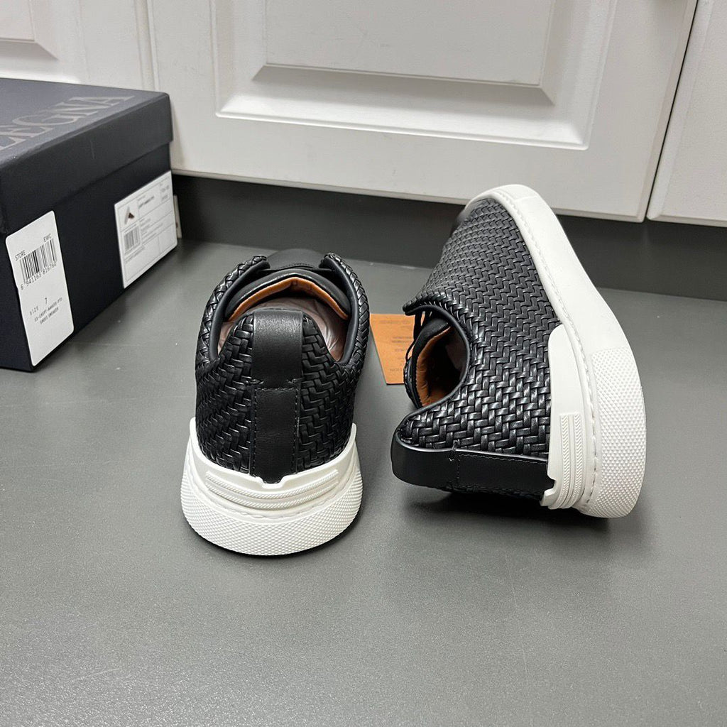 ZEGNA PelleTessuta Leather (Pronta Entrega) Tamanho 40 e 41