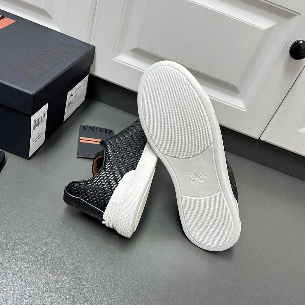 ZEGNA PelleTessuta Leather (Pronta Entrega) Tamanho 40 e 41