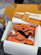 Tênis Louis Vuitton Skate Orange