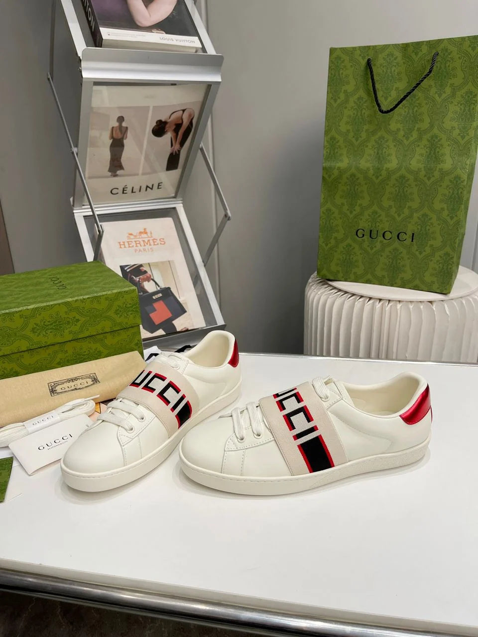 Gucci ACE Classic Red White