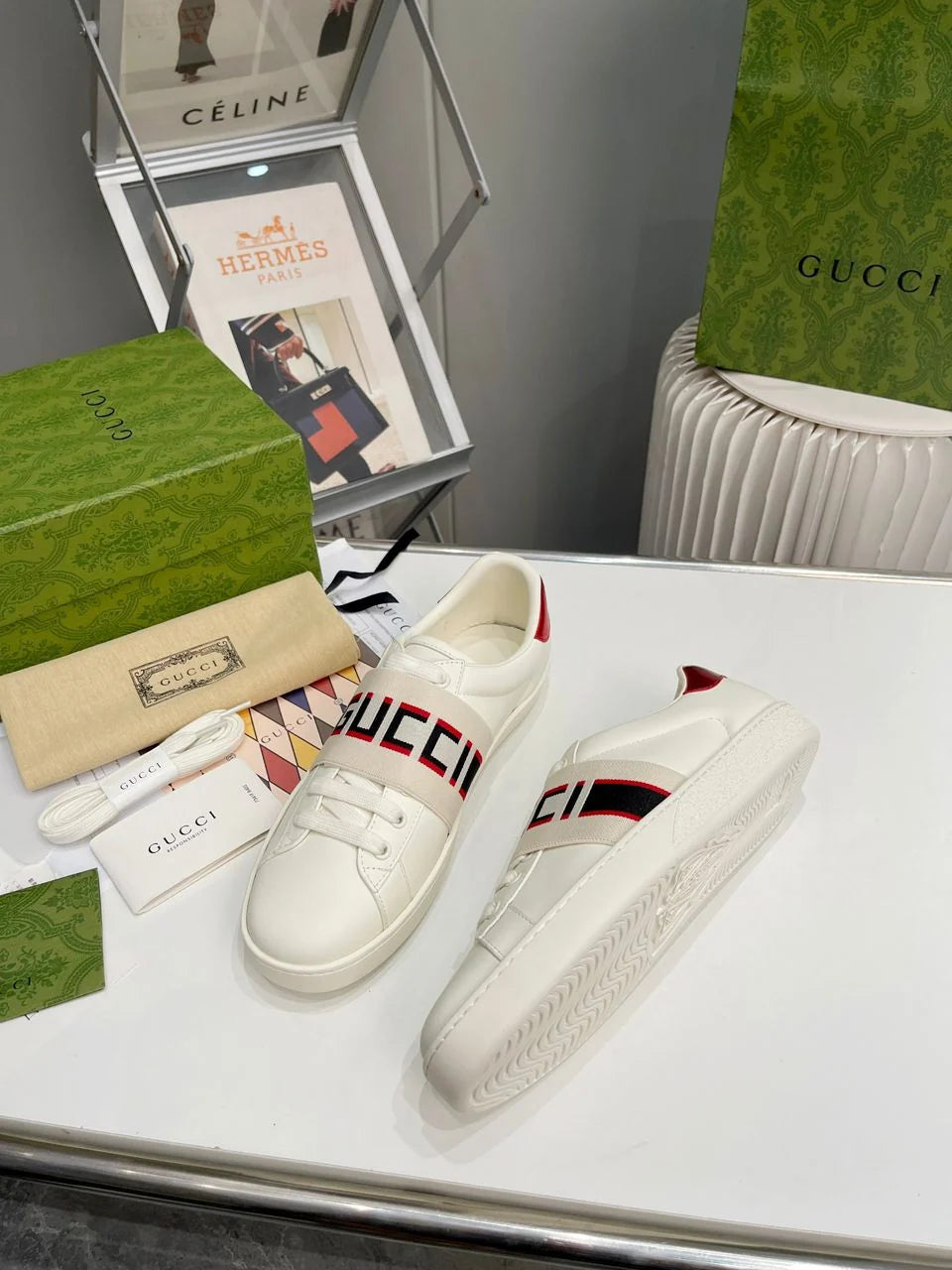 Gucci ACE Classic Red White