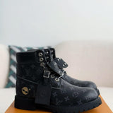 Louis Vuitton LV x Timberland 6-Inch Ankle  All Black Leather Boot