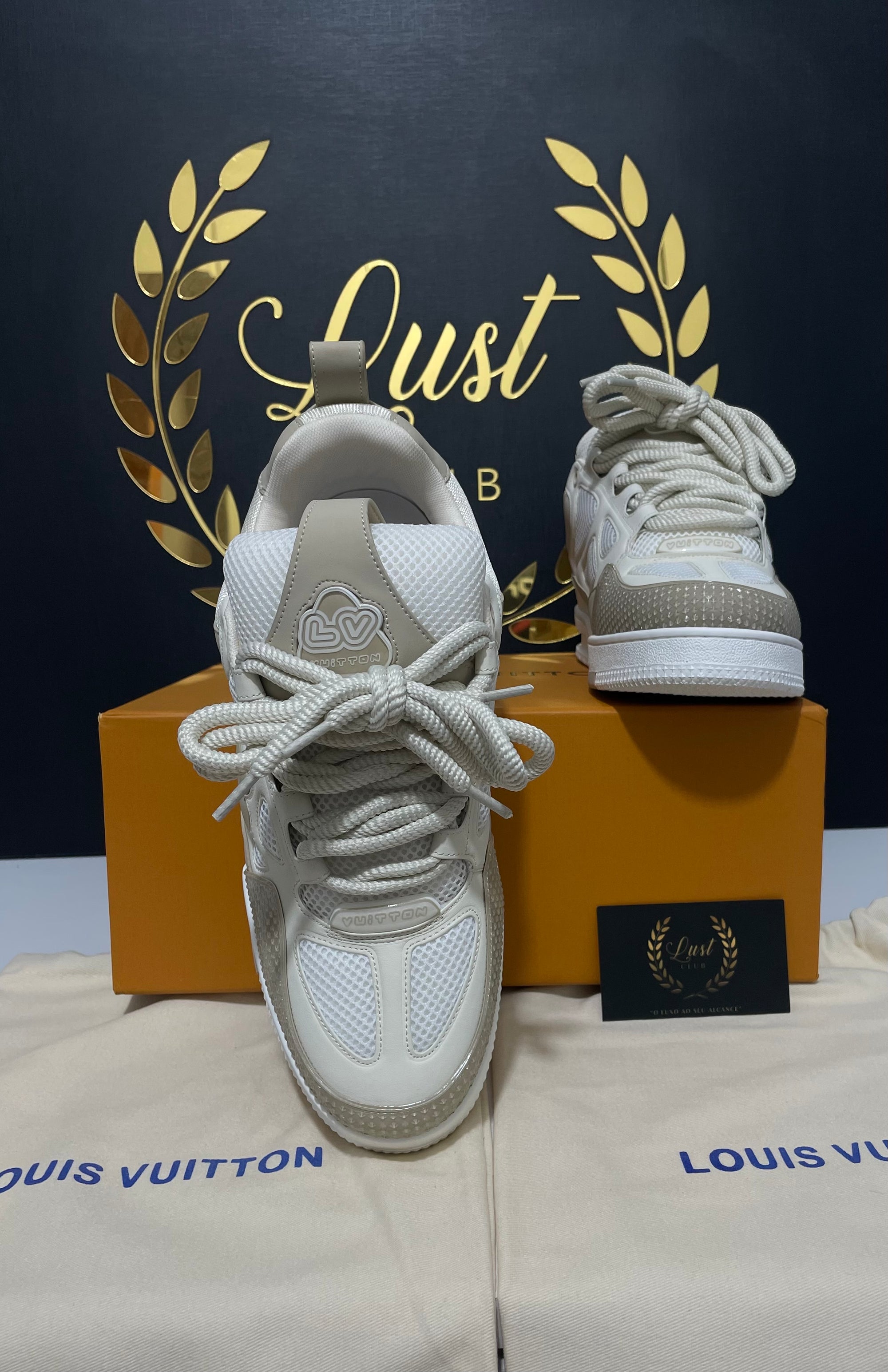 Louis Vuitton LV Skate Sneaker Beige White