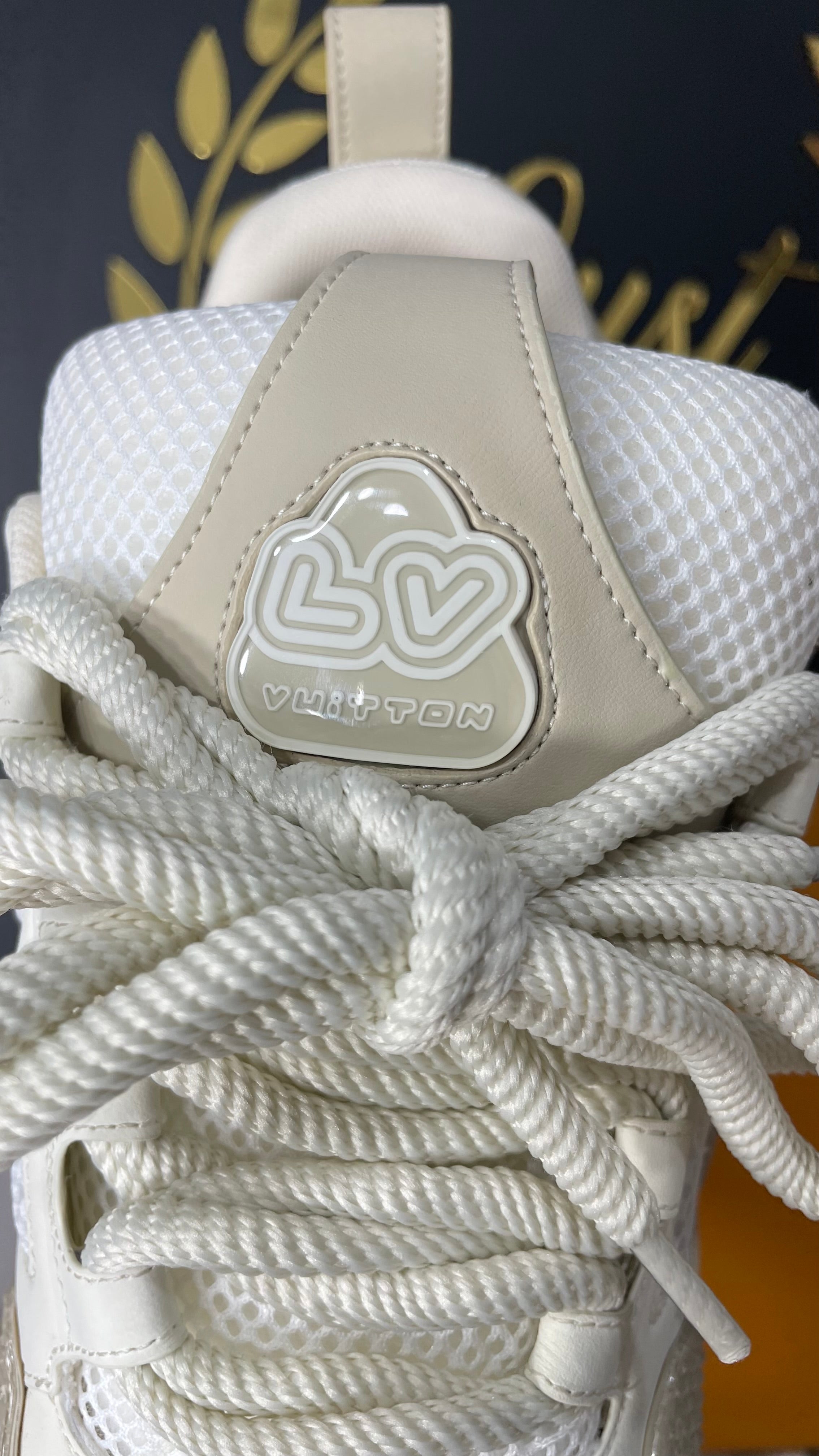 Louis Vuitton LV Skate Sneaker Beige White