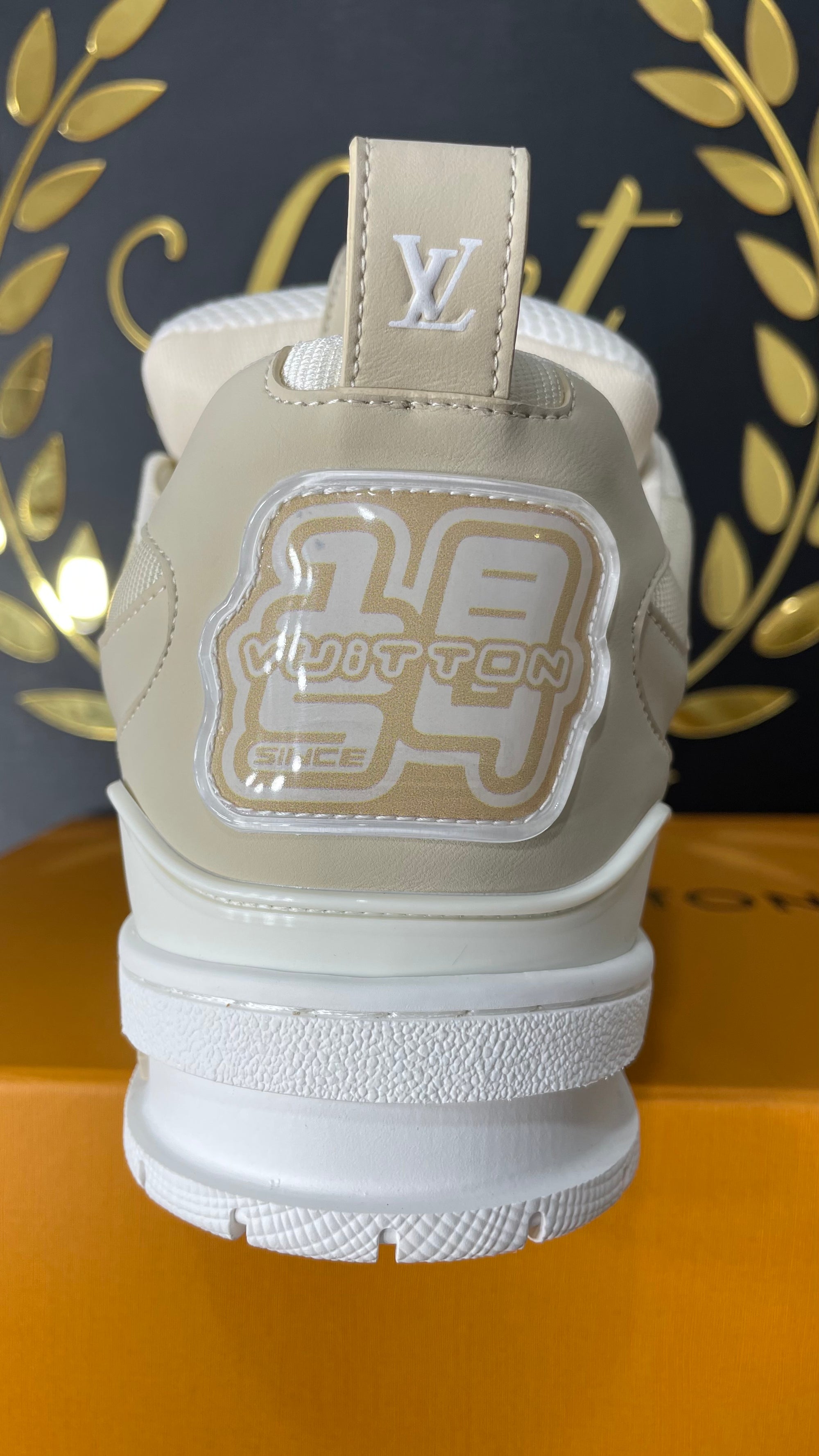 Louis Vuitton LV Skate Sneaker Beige White