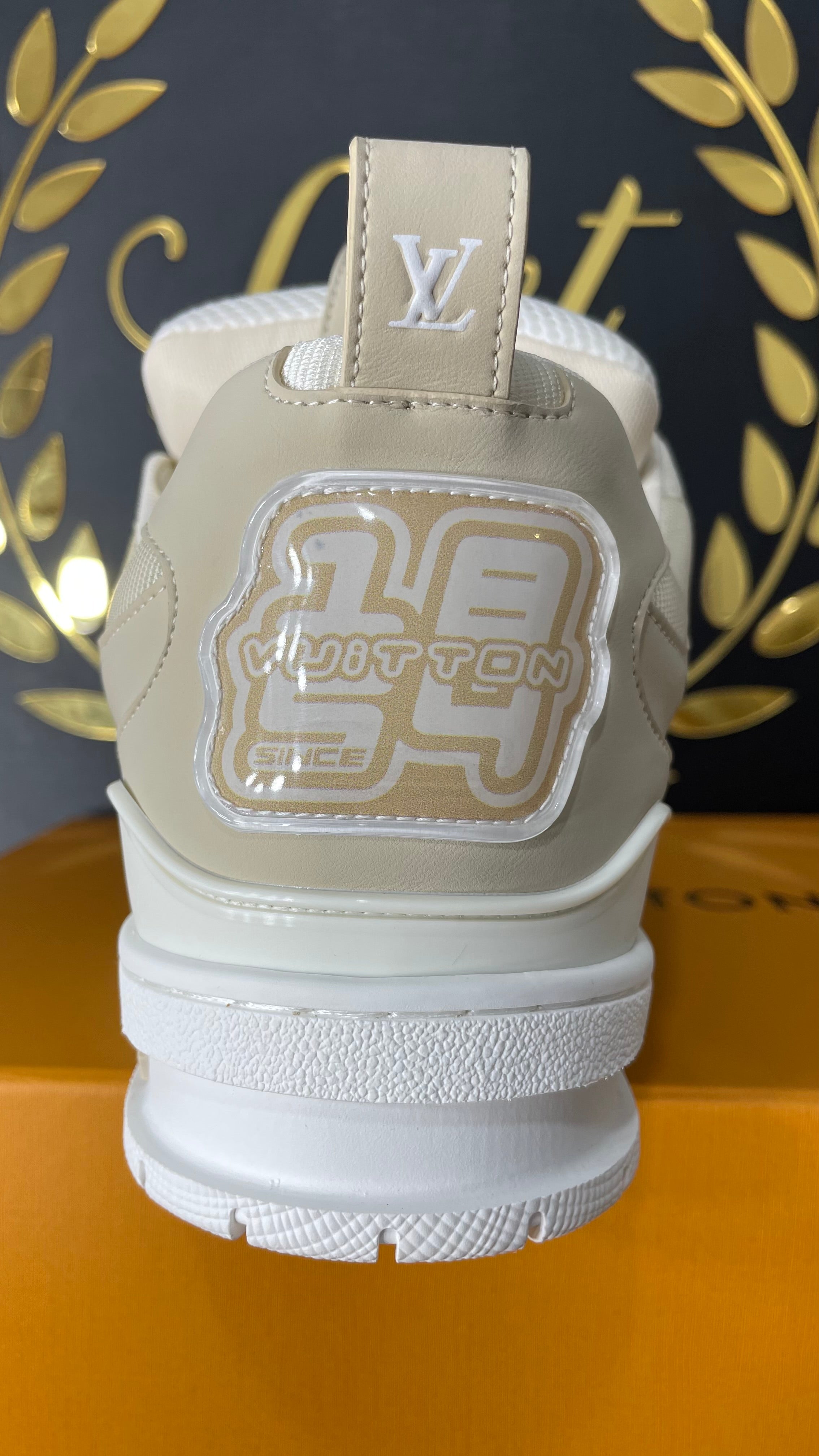 Louis Vuitton LV Skate Sneaker Beige White