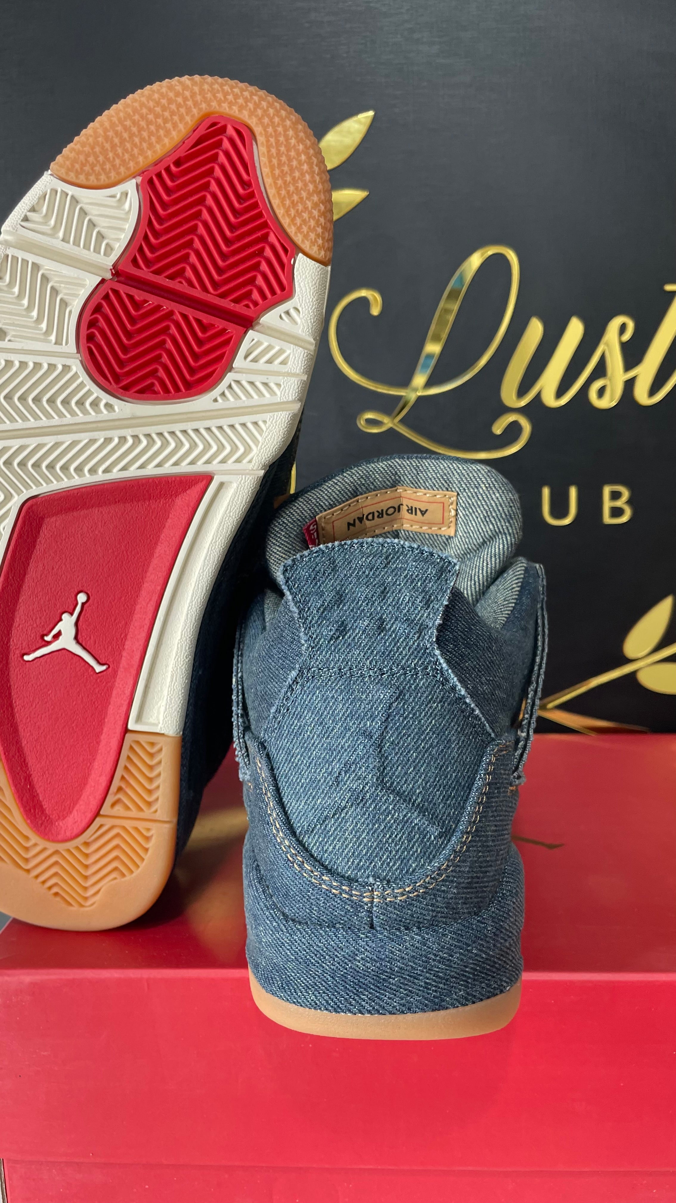 Jordan 4 Retro Levi's Blue Denim (PRONTA ENTREGA) Tamanho 40