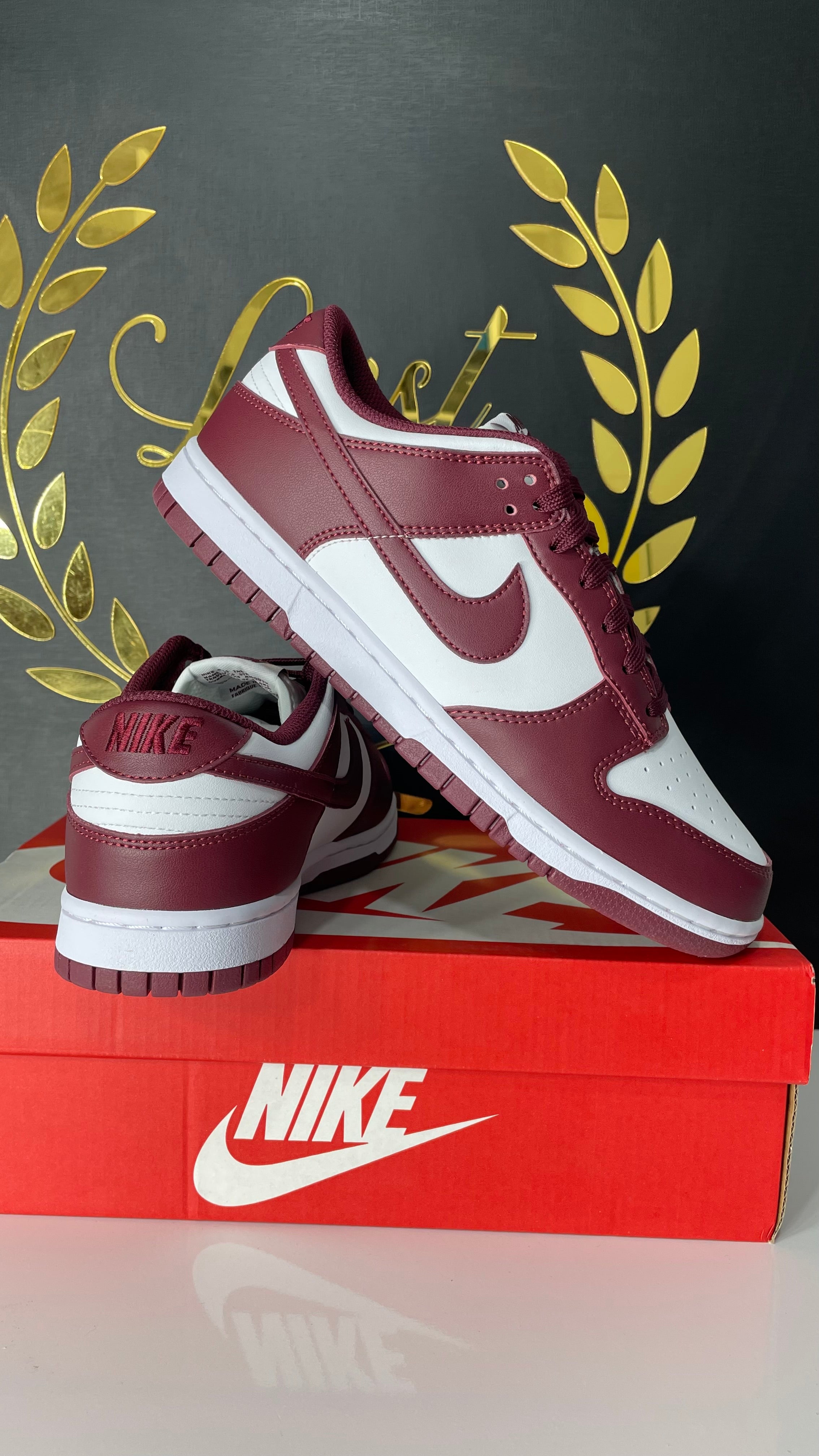 Nike Dunk Low Bordeaux (PRONTA ENTREGA) Tamanho 35,40 e 42