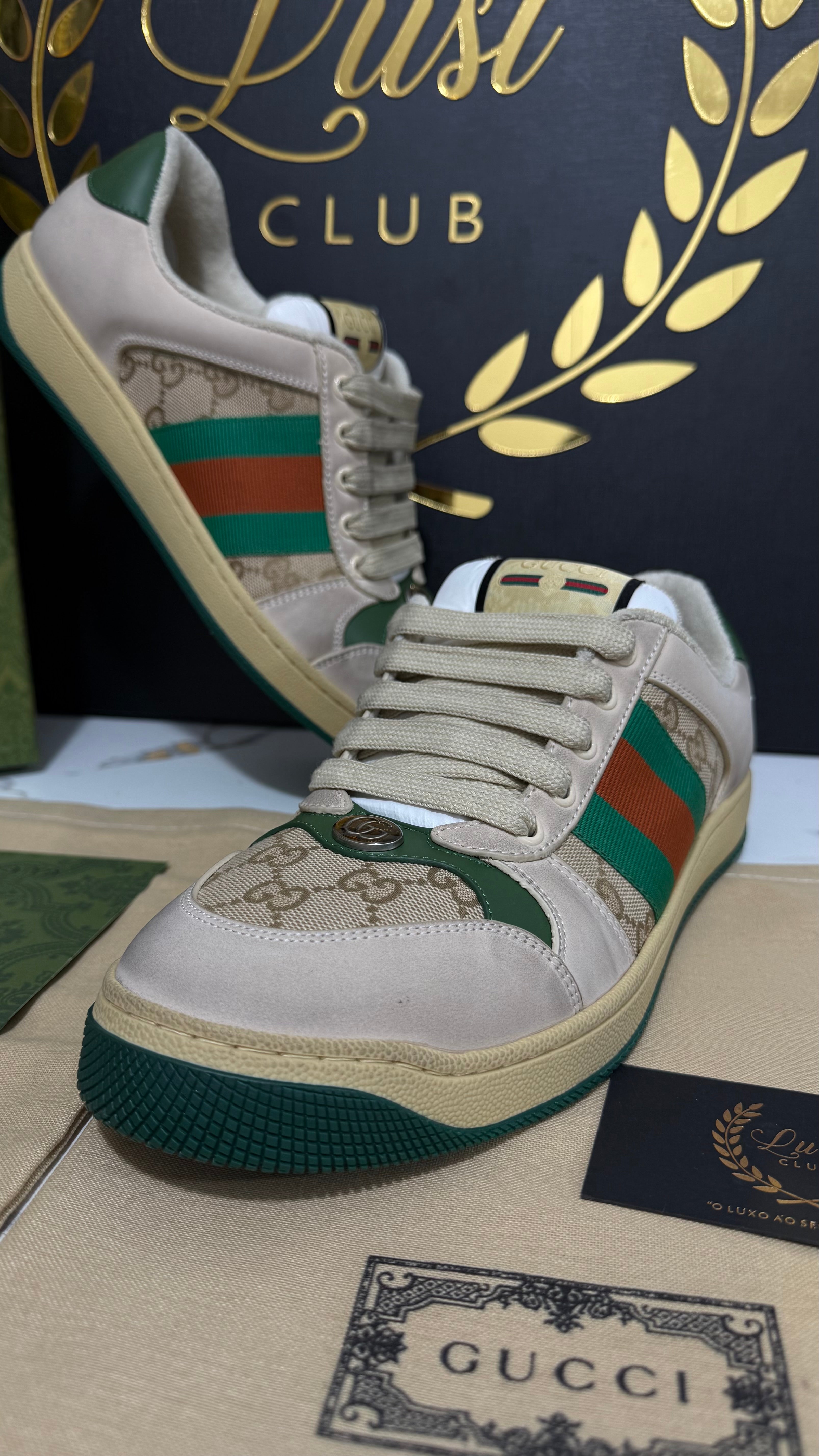 Gucci Screener “Sujinho” (PRONTA ENTREGA). Tamanho 41