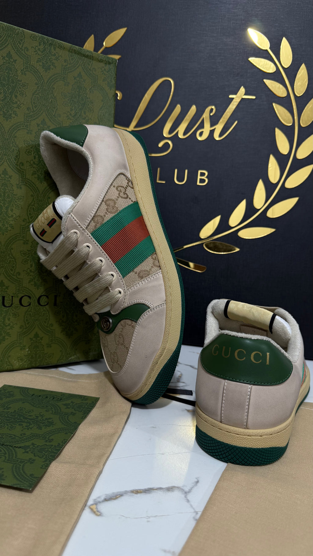 Gucci Screener “Sujinho” (PRONTA ENTREGA). Tamanho 41