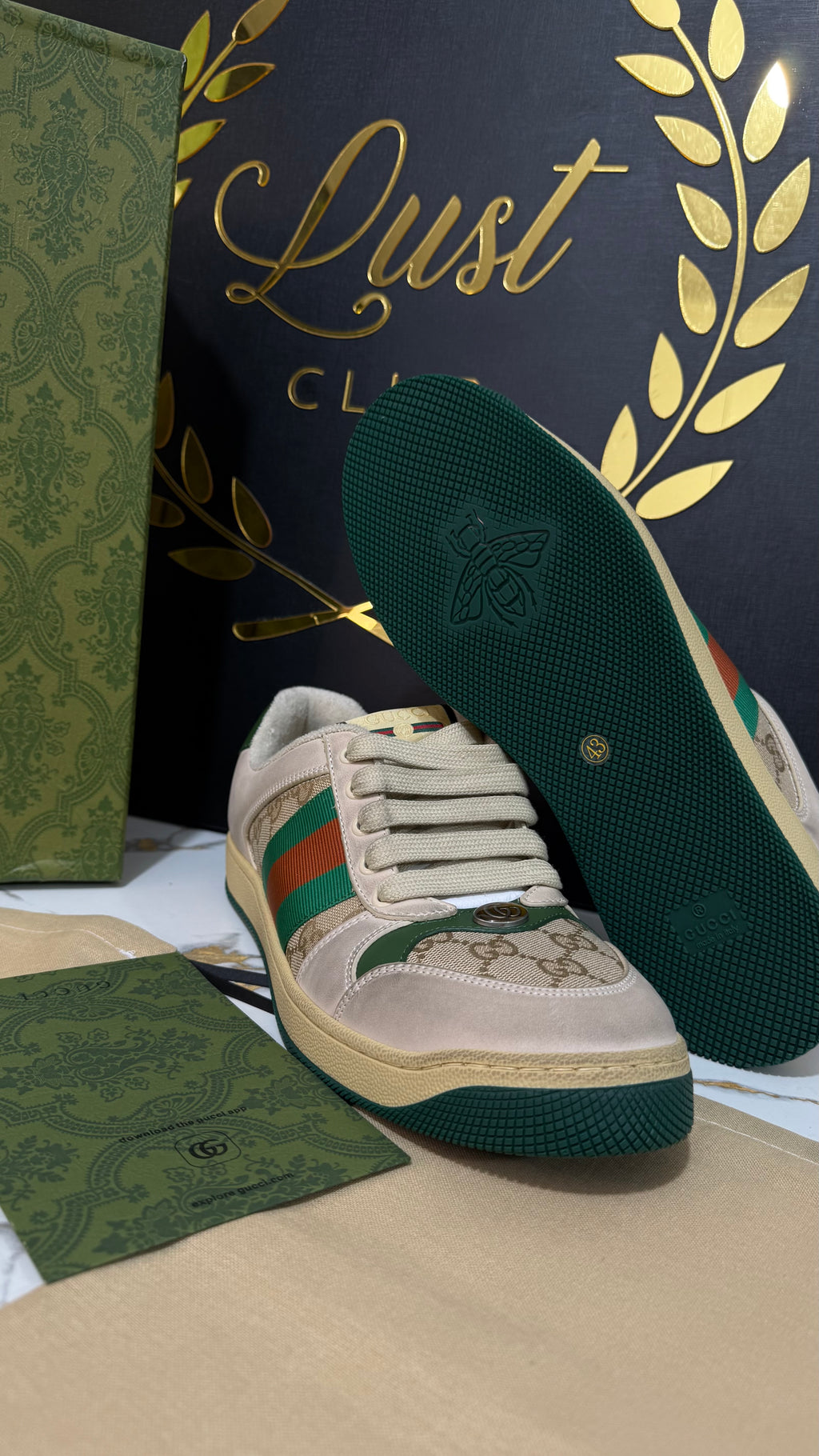 Gucci Screener “Sujinho” (PRONTA ENTREGA). Tamanho 41